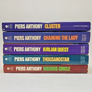 Piers Anthony Cluster Lot komplettes Taschenbuch Sci-Fi Serie Avon Bücher 1977-1982 - Bild 1 von 24