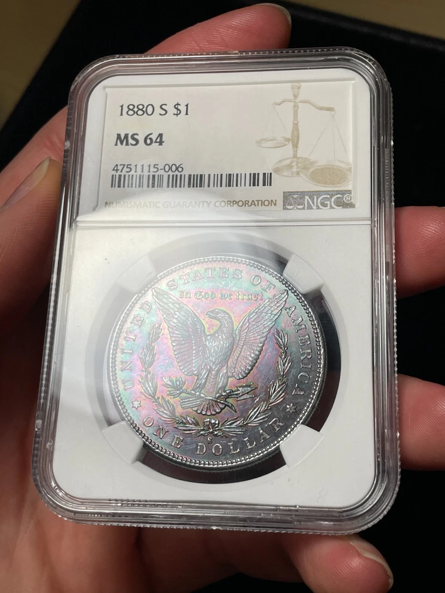 MS 64 Graded 1880 Year Morgan US Dollars (1878-1921) for sale | eBay