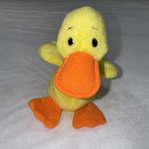 TY Beanie Baby QUACKERS Yellow Duck  1993 Plush Stuffed Animal Toy No tag - Picture 1 of 8