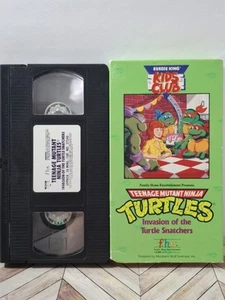 Burger King Kids Club VHS Ninja Turtles (1990) Invasion Of The Turtle Snatchers - Picture 1 of 2