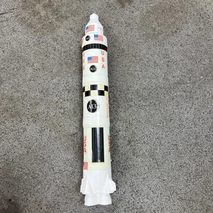 Apollo 13 Saturn Five Multi-Stage Plastic Moon Model Rocket 14.5" Tall - Picture 1 of 6