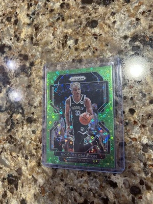 2021/22 Panini Prizm Fast Break Green /5 Nicolas Nic Claxton /5 Nets Georgia - Imagem 1 de 2