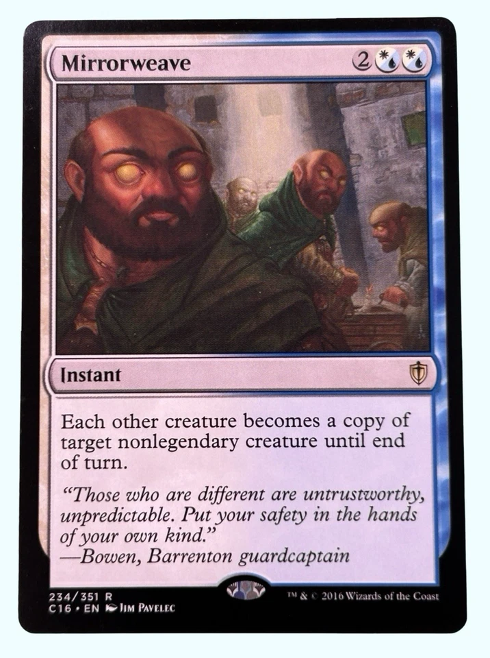 MIRRORWEAVE, Commander 2016, Near Mint, Magic the Gathering MTG NM - Image 1 of 1