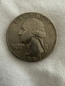 RARE 1967 QUARTER DOLLAR UNITED STATES OF AMERICA NO MINT MARK LIBERTY COIN - Picture 1 of 2