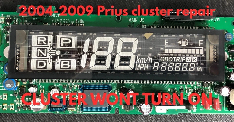 Toyota Prius 2004-2009 reparación cuadro de instrumentos Foto 1 de 1