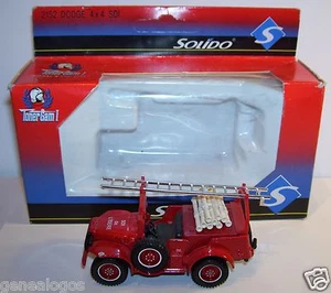 Solido Idem Jeep Dodge 4X4 Scala Sdi Di L'Isère Pompieri Ref 2152 - Foto 1 di 1