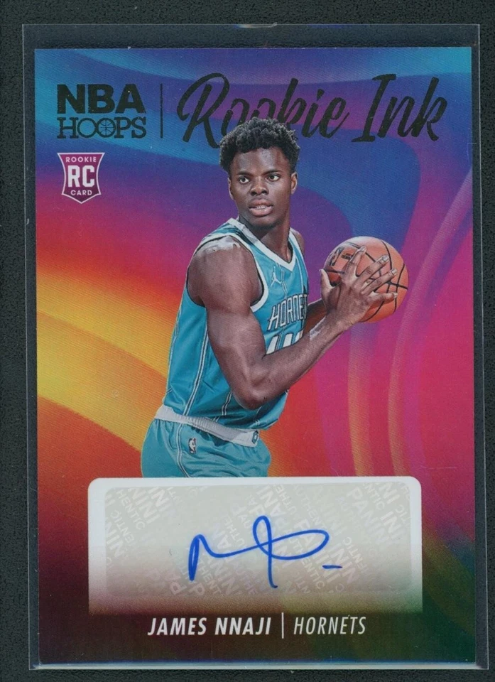 2023-24 JAMES NNAJI AUTO PANINI HOOPS ROOKIE RC INK AUTOGRAPHS - Image 1 of 2
