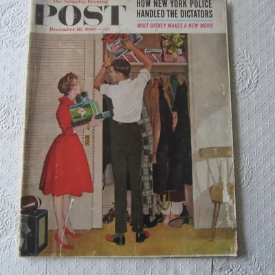1960 December 10 The Saturday Evening Post Vintage Magazine George Hughes VGC - Image 1 of 4