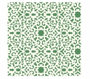 Papel pintado York Waverly Garden Party GP5964 verde beige elegante adorno - Imagen 1 de 2