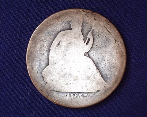 1857 O Seated Liberty Half Dollar 818,000 Minted V-1 Resumed  # S163 Cover