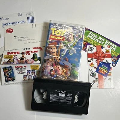 Toy Story VHS Disney Clamshell With Original Advertising Disney Catalog Home - Image 1 of 4