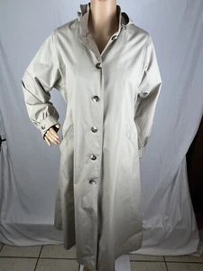 Vintage Rain Shedder By Ken Merritt Trench Tan coat Size 11/12 Women’s - Picture 1 of 13