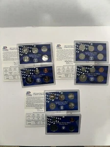 1999, 2001, 2002 Clad Proof Set U.S. Mint Original Government Packaging OGP COA - Picture 1 of 8
