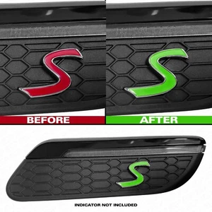 Calcomanía Scuttle indicador MINI F-Series LCI 2 lados S (par) - verde lima - Imagen 1 de 1