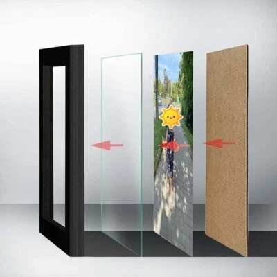 Picture Frames Modern Poster Photo Frames in All Sizes Walnut Black Silver Oak - Image 1 of 4