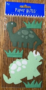 RARE Paper Bliss Dinosaur 🦖Dino Brontosaurus T-Rex Toy Kids sticker Stegosaurus - Picture 1 of 3
