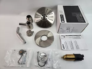 Delta T17T259-SSH2O Trinsic Thermostatic Shower Trim Kit Brilliance Stainless - Picture 1 of 13