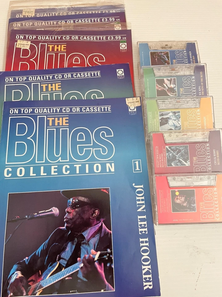 Blues Collection Cassette Bundle 1990s Issues 1 - 5 Magazines Chrome Tapes Orbis - Image 1 of 4