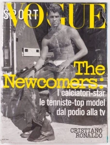 CRISTIANO RONALDO David James L'UOMO VOGUE SPORT January 2005 Barbra SEALED 357 - Picture 1 of 4
