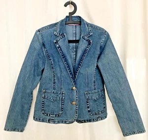 Just For You Jeansjacke Jacke Jeans Gr. L 40 - 42 Damen Blau Stretch Denim - Bild 1 von 4