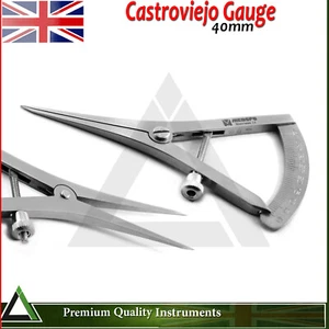 Surgical Castroviejo Caliper Orthopedic Measuring Gauge Implant Instrument CE - Picture 1 of 4