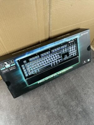 NEUF NEW clavier gaming AZERTY rétro éclairé PC touche rapide macro métal NACON