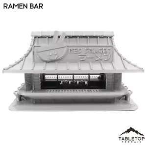 Barra Ramen - Edificio Cyberpunk - Terreno de mesa Terreno de juegos de guerra - Imagen 1 de 8