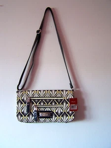 NWT Relic Erica Flap Crossbody Bag Purse, Yellow Multi Color - Picture 1 of 3