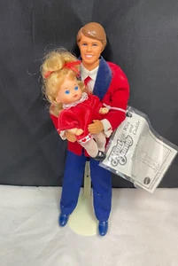 1986 The Heart Family KISS & CUDDLE DAD & BABY Doll #3141 - NWT Read Descriptio - Picture 1 of 9