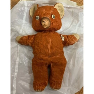 Oso de peluche Gund Cubbi de mediados de siglo de colección de los años 50 espeluznante lindo gótico LEER - Imagen 1 de 8