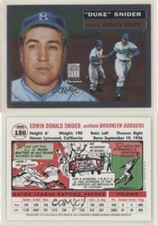 2001 Topps Chrome Through the Years Reprints Duke Snider #7 HOF