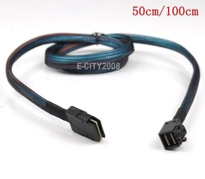 Internal Mini SAS SFF-8087 to Mini SAS High Density HD SFF-8643 Data Cable - Image 1 of 4