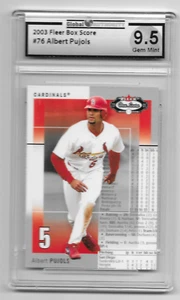 2003 Albert Pujols " Fleer Box Score " Fleer Gem Mint 9.5 Card⚾ - Picture 1 of 1