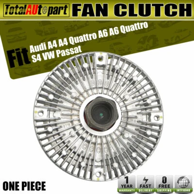 Embreagem do ventilador de refrigeração do motor para Audi A4 A4 Quattro 1996-2001 A6 Quattro S4 Passat - Imagem 1 de 4