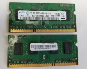 Samsung PC3-10600S 2 x 2GB (4GB) SO-DIMM 1333 MHz DDR3 SDRAM Memory FRU 55Y3711 - Picture 1 of 1