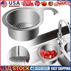 Stainless Steel Swan Sink Strainer Basket, Faucet Hanging Filter Basket Storage. - Picture 1 of 7