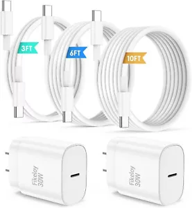 iPhone 16 15 Pro Max Charger Fast Charging USB C Charger Block, 30W USB-C Charge - Picture 1 of 7