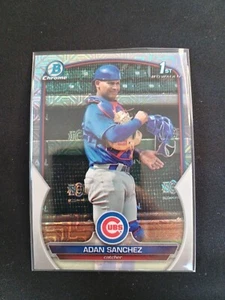 2023 Bowman Chrome Baseball Adan Sanchez BCP-219 Mojo 1st Chicago Cubs - Bild 1 von 2