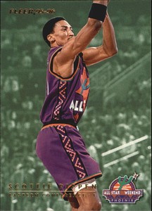 1995-96 Fleer All-Stars Bulls Basketball Card #2 Scottie Pippen/Shawn Kemp