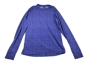 Vintage Women’s REI Long Sleeve Purple Shirt Size Large Made In USA - Picture 1 of 5