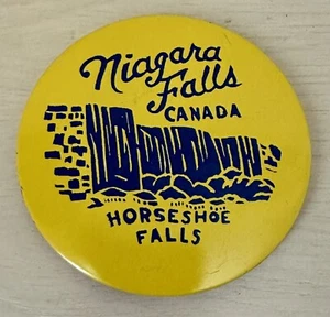 Pinback vintage de las Cataratas del Niágara para zapatos de caballo cataratas - Imagen 1 de 2