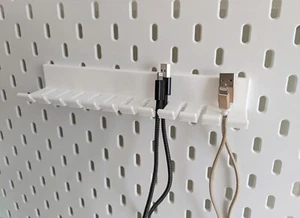 Soporte ordenado para cables Ikea Skadis Tablero de clavijas Accesorio de almacenamiento Caja contenedor de almacenamiento - Imagen 1 de 5