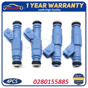4PCS 0280155885 For BMW 325i 2.5L l6 1987-1993 Gen III 4-hole Fuel Injectors - Bild 1 von 7