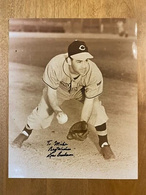 Lou Boudreau Signed To Mike 8x10 Photo Cleveland Indians MLB Baseball Auto HOF - Image 1 of 2