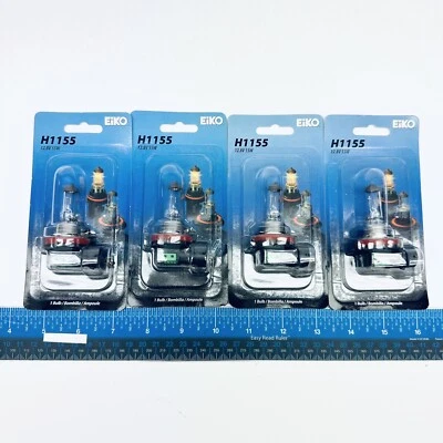 Juego de 4 Bombillas Halógenas de Repuesto EIKO H1155-BP 12.8V, 55W Foto 1 de 4