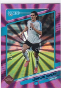 Edinson Cavani 2021-22 Donruss Soccer Road to Qatar Purple Lazer 87/99 Argentina - Picture 1 of 2