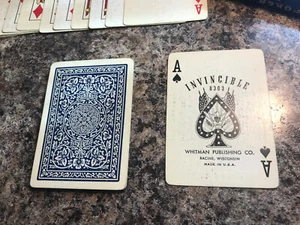 Tarjetas de juego vintage invencibles de Pinochle - Imagen 1 de 6