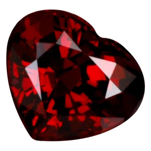 1.52 ct Terrific Heart Cut (7 x 6 mm) Tanzania Purplish Pink Rhodolite Garnet - Picture 1 of 1