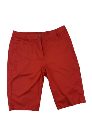 Chicos Womens Citrus Orange 1.5 Bermuda Milly Shorts - Imagem 1 de 4