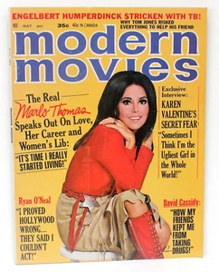 Modern Movies Magazine May 1971 Marlo Thomas Tyan O'Neal Karen Valentine Csssidy - Imagen 1 de 4